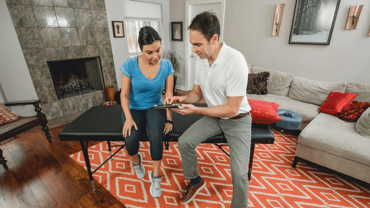 Founder Eric Finger sits down with a patient to explain What Is Concierge Physical Therapy in Austin